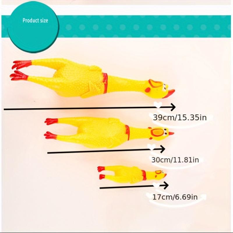 Screaming Chicken Large Toy Dog Pet Package Training Squeak Joking