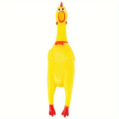 Screaming Chicken Large Toy Dog Pet Package Training Squeak Joking