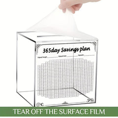 365 Days Savings Planner Money Bank For Adults Unbreakable Coin Change Money Box