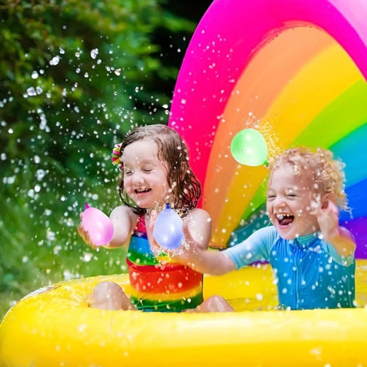 592pcs Colorful Water Balloons Splash Water Fun Balloons Set
