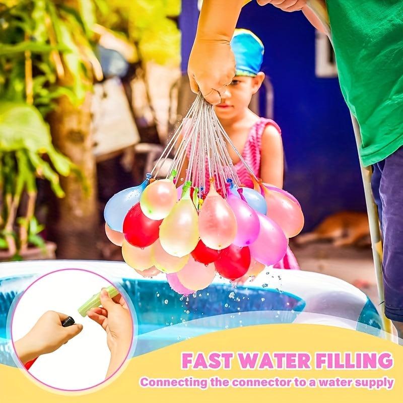 592pcs Colorful Water Balloons Splash Water Fun Balloons Set