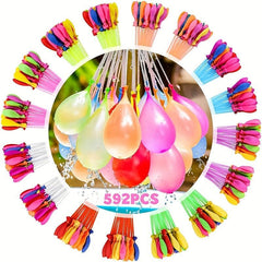 592pcs Colorful Water Balloons Splash Water Fun Balloons Set