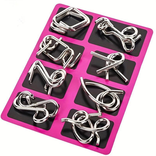 Metal Intelligence Toy Set Luban Lock DIY Puzzle Toys