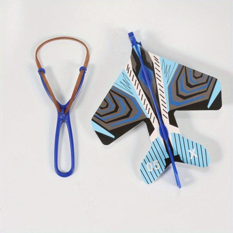 Luminous Slingshot Catapult Plane Toy for Kids