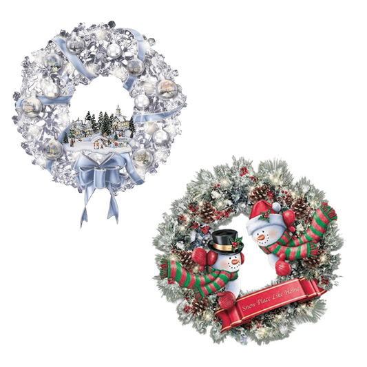 Christmas Decor Sticker Santa Claus Garland Wall Poster Window Decoration Paste