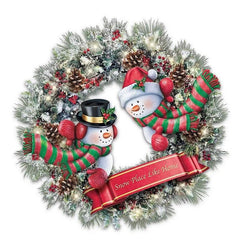Christmas Decor Sticker Santa Claus Garland Wall Poster Window Decoration Paste