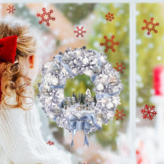 Christmas Decor Sticker Santa Claus Garland Wall Poster Window Decoration Paste