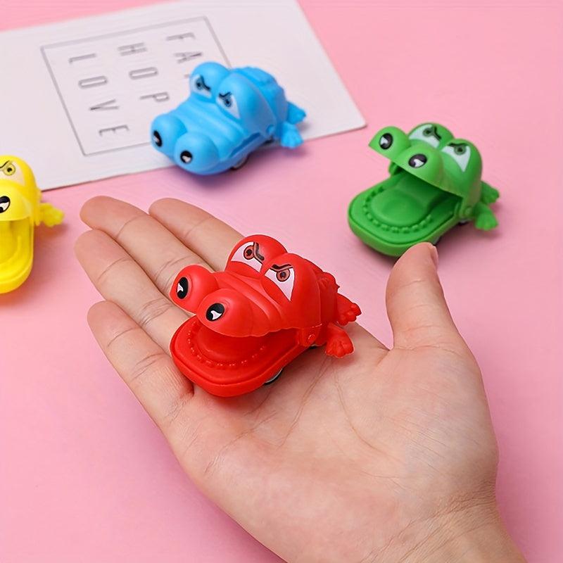 2Pcs Cartoon Crocodile Car Toys Pull Back Kids Gift