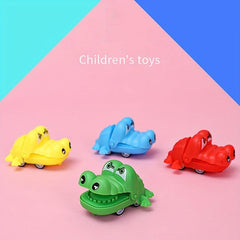 2Pcs Cartoon Crocodile Car Toys Pull Back Kids Gift
