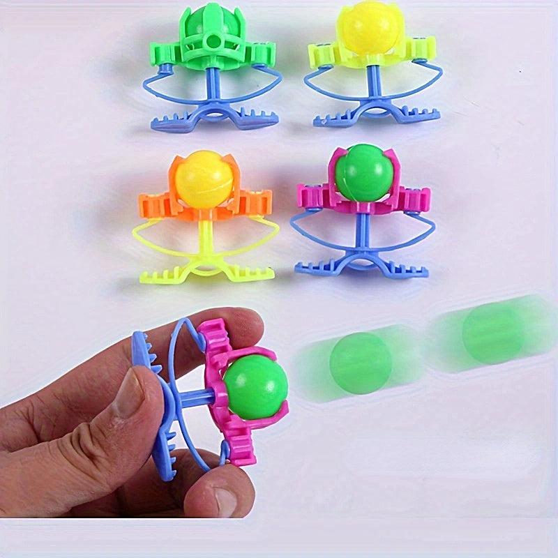 5pcs Ejection Ball Fun Trick Toy Parent Child Interactive Stress Relief Toy