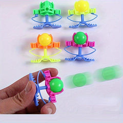 5pcs Ejection Ball Fun Trick Toy Parent Child Interactive Stress Relief Toy
