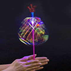 3pcs Bubble Flower Magic Sticks Flash Glow Ribbon Sticks