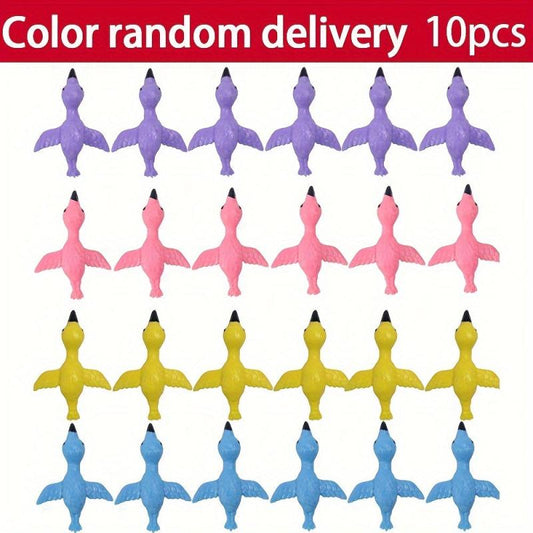Catapult Flamingo Slingshot TPR Toy - Random Colors