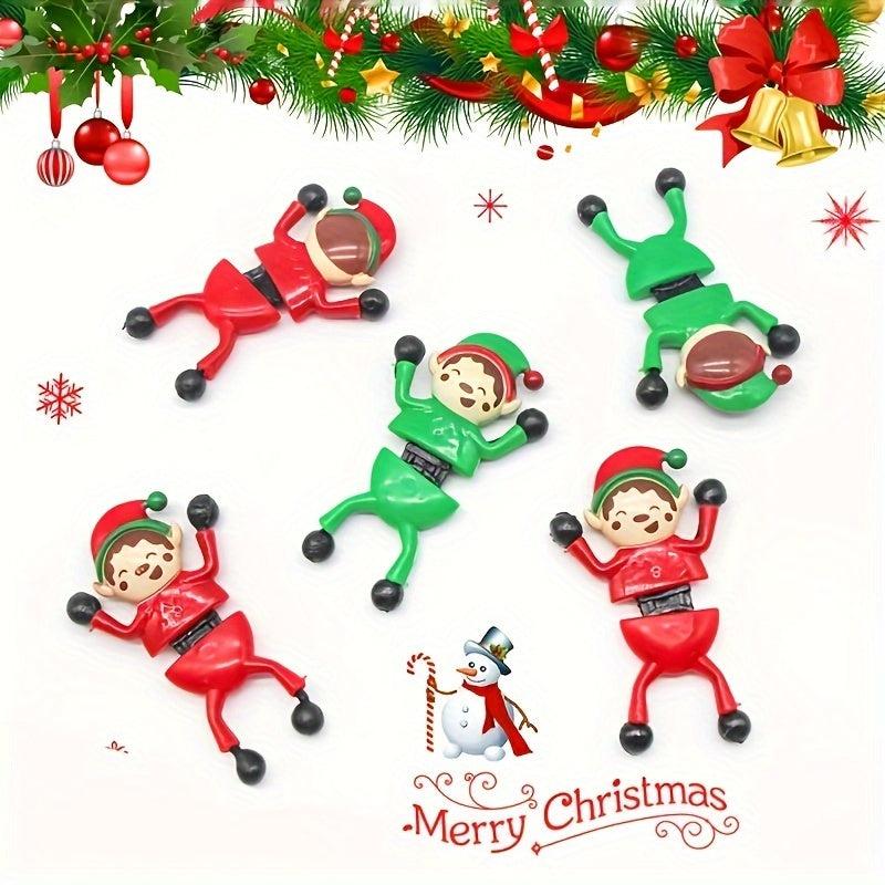 Santa Claus Style Wall crawler Sticky Spider Man Tipper Decompression Vent Toy