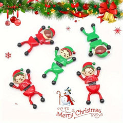 Santa Claus Style Wall crawler Sticky Spider Man Tipper Decompression Vent Toy