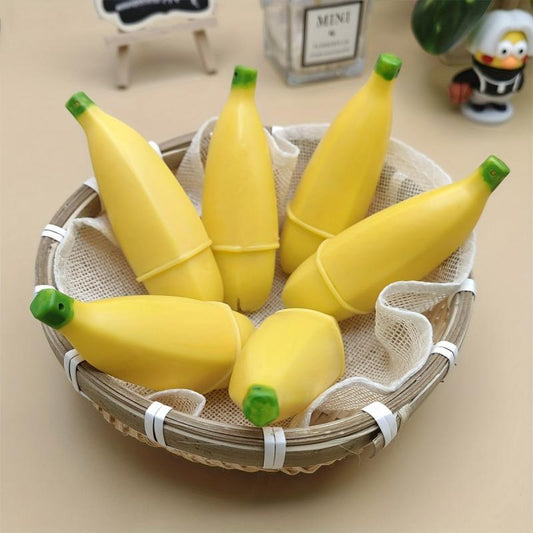 Smiling Banana Stress Relief Squeeze Toy