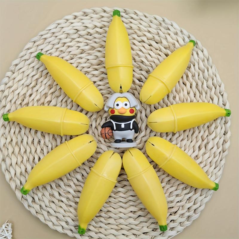 Smiling Banana Stress Relief Squeeze Toy