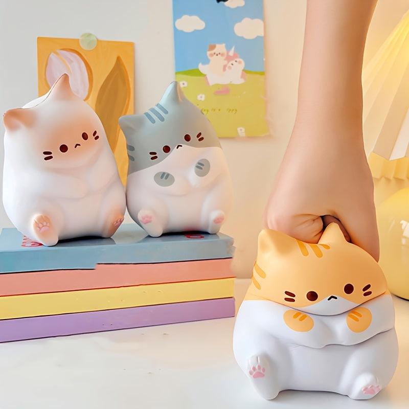 Kitten Squeeze Toy Funny Slow Rebound Bubble Decompressing Toy