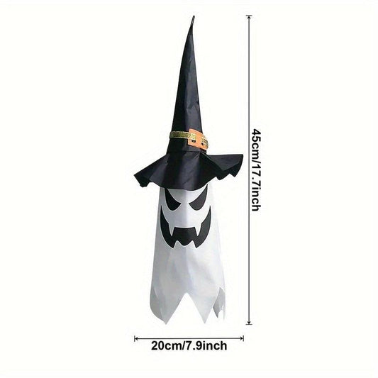 Glowing Ghost Witch Hat String Lights for Halloween Decorations