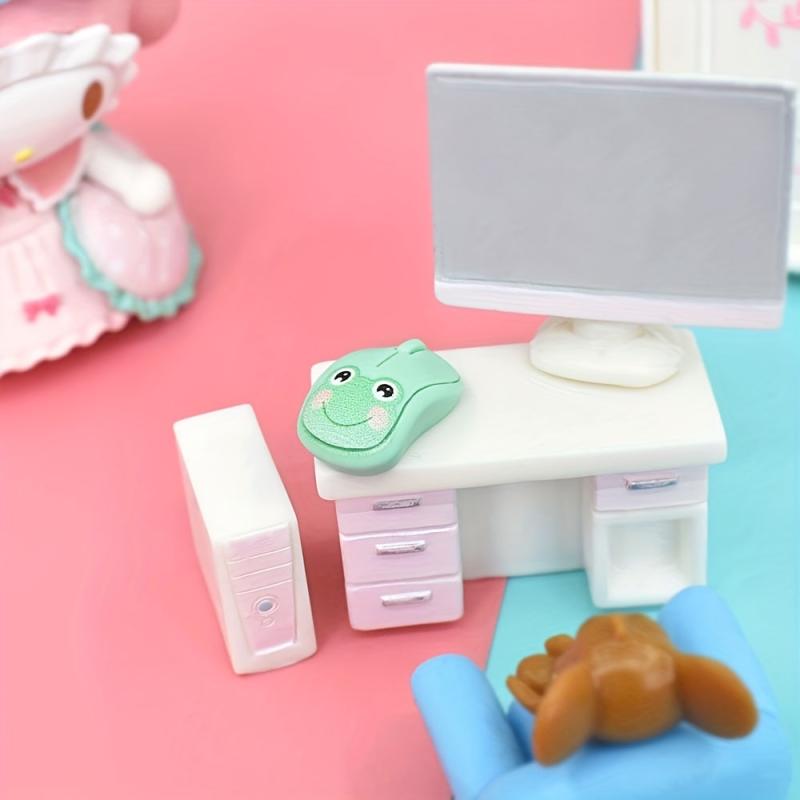 5pcs Simulation Micro Mouse Dollhouse Decoration DIY Hobby Toys