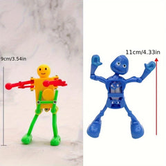 Dancing Robot Educational Toy Clockwork Twist Waist Swing Fun Emojis