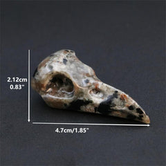 Natural Crystal Bird Skull Reiki Healing Home Decoration and Crystal Gift