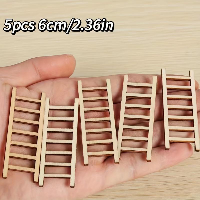 DIY Mini Wooden Ladder for Home & Garden Decor