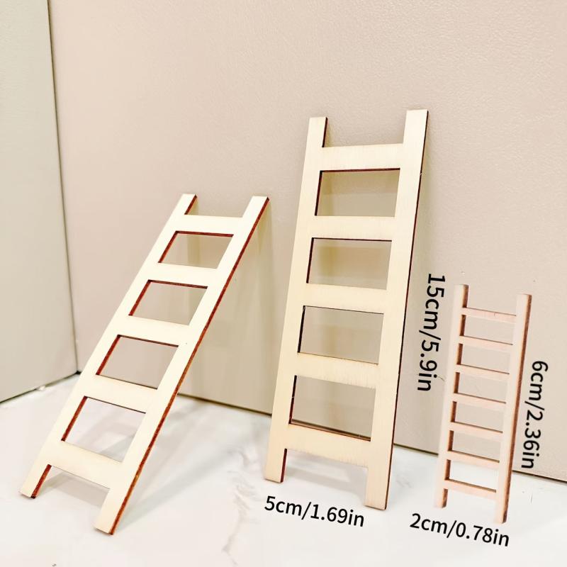 DIY Mini Wooden Ladder for Home & Garden Decor