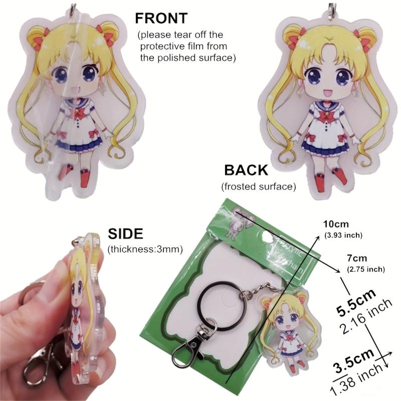 5 49 Cm Anime Figure Keychain Toys Manga Acrylic Key Chain