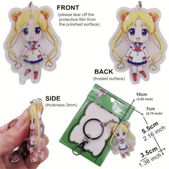 5 49 Cm Anime Figure Keychain Toys Manga Acrylic Key Chain