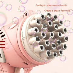 23 Hole Bubble Gun Toy Machine for Fun Bubbles