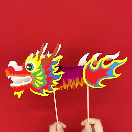 Educational DIY Paper Dragon National Tide Creative Toys