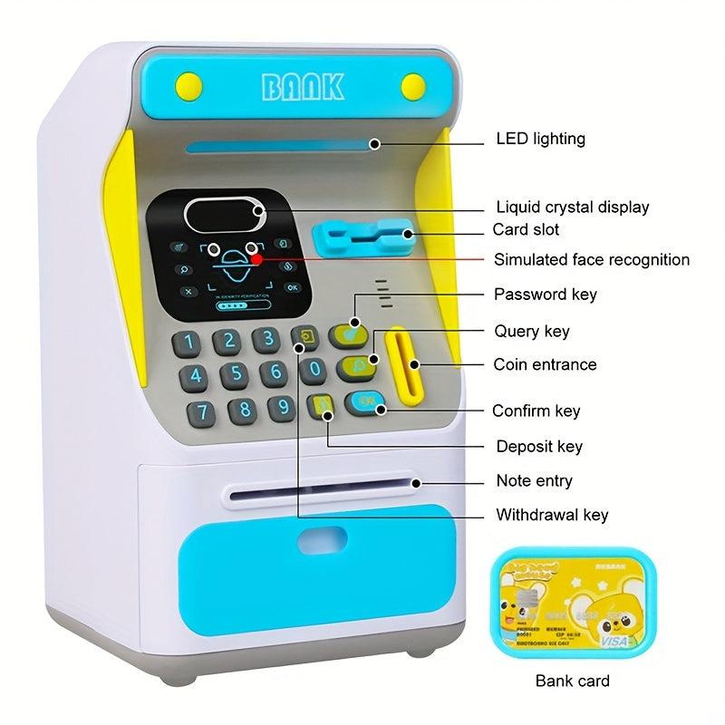 Face Recognition ATM Money Storage Box Safe Piggy Bank