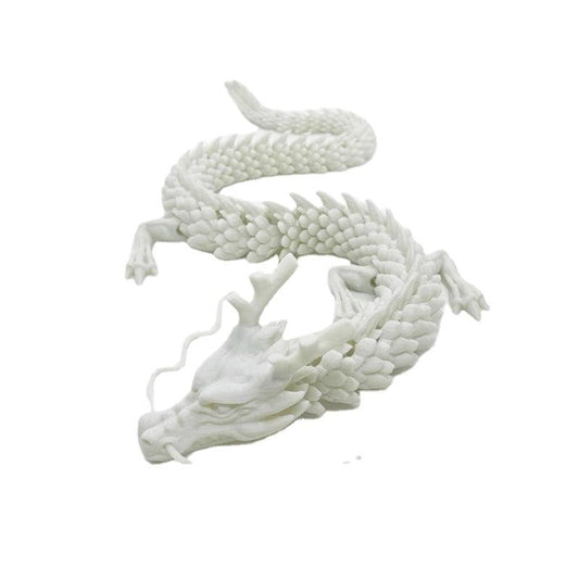 Luminous Dragon 3D Printing Ornaments Glowing Toy Fish Tank Office Dragon Model