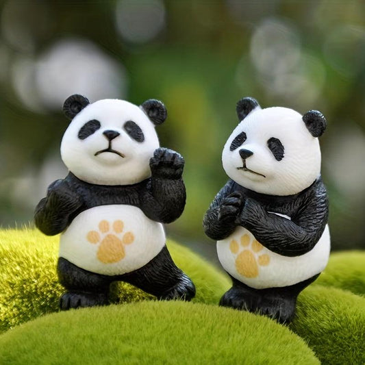 Mini Panda Animal Doll for Bonsai Decoration