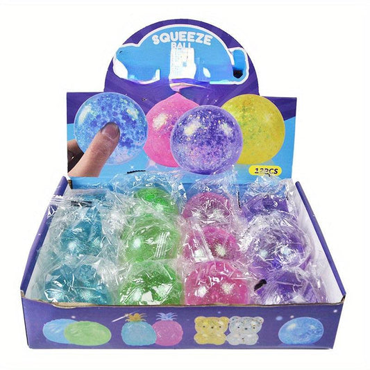 Golden Maltose Pinch Soft Sparkle Slice Decompressing Toy