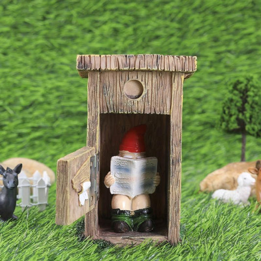 Funny Garden Gnomes Statues Outdoor Decorations