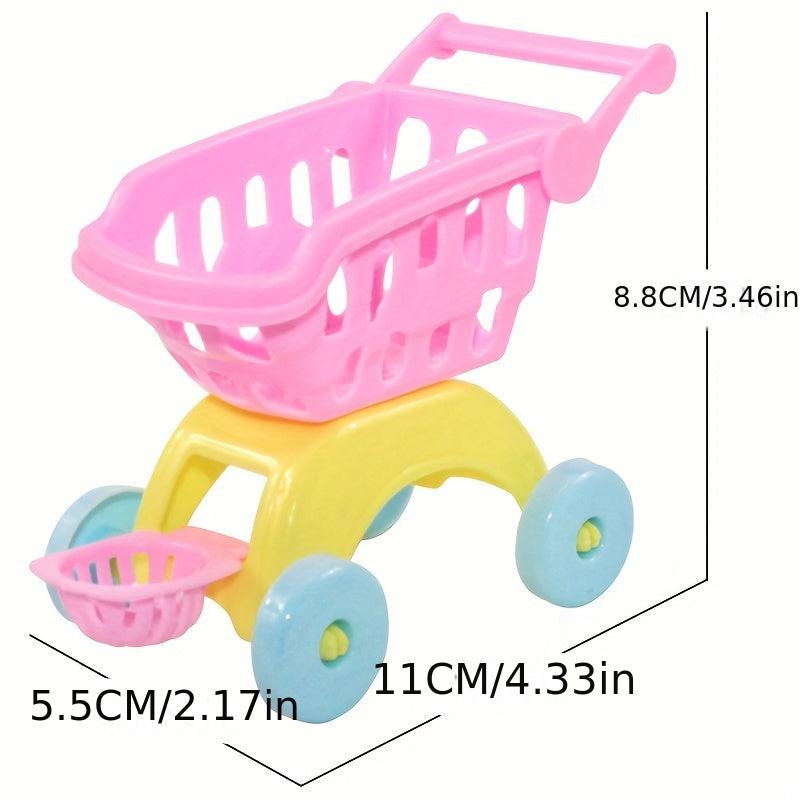 Castle Villa Shopping Cart Simulation Carriage Pumpkin Car Play House Toy