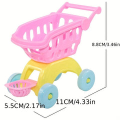Castle Villa Shopping Cart Simulation Carriage Pumpkin Car Play House Toy