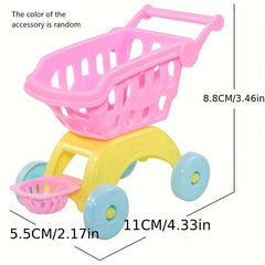 Castle Villa Shopping Cart Simulation Carriage Pumpkin Car Play House Toy