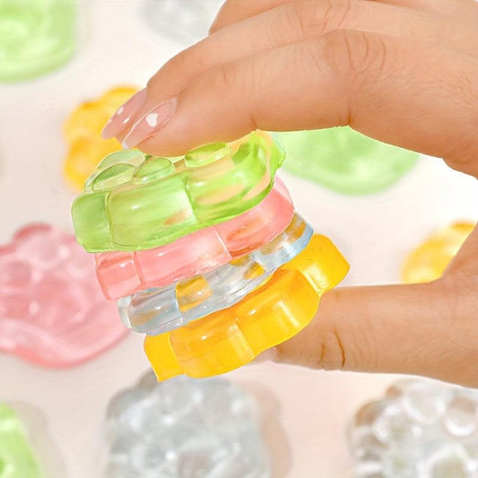 2pcs Jelly Cat Claw Pinching Sticky Music Cartoon Decompression Gift