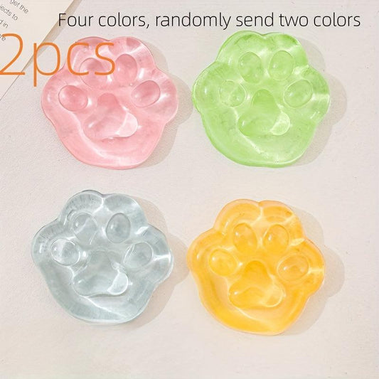 2pcs Jelly Cat Claw Pinching Sticky Music Cartoon Decompression Gift