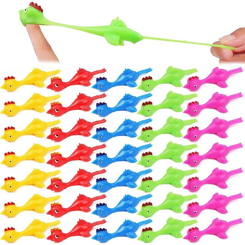 Catapult Turkey Vent Relief Toy Finger Slingshot Chick Strange Toy