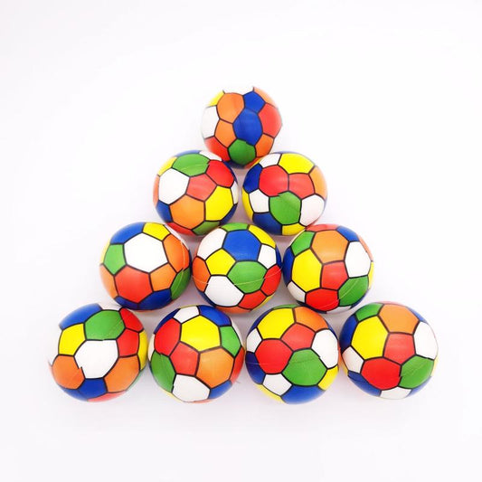 12pcs Colorful Mini Foam Ball Sponge Ball Youth Fun Toy Holiday Gift