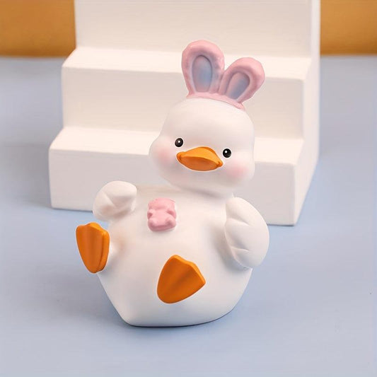 Duck Resin Ornaments Cartoon Yellow Duck Home Furnishings Car Ornaments
