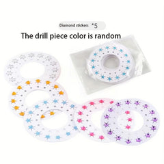 Girl's Home Hair Nail Drill Bright Diamond Decor