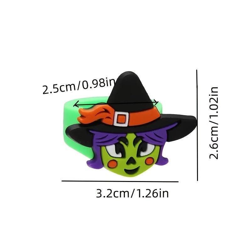 Kids Cartoon Halloween Ring Toys for Fun