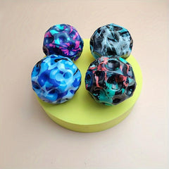 Christmas 63mm PU Stress Ball Foam Stress Ball Anxiety Relief Toy Cube