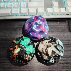Christmas 63mm PU Stress Ball Foam Stress Ball Anxiety Relief Toy Cube