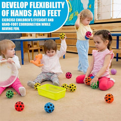2pcs High Bouncing Space Ball Improve Hand Eye Coordination 66mm
